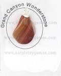 Colgante de \"Grand Canyon Wonderstone\" y plata de ley (925)